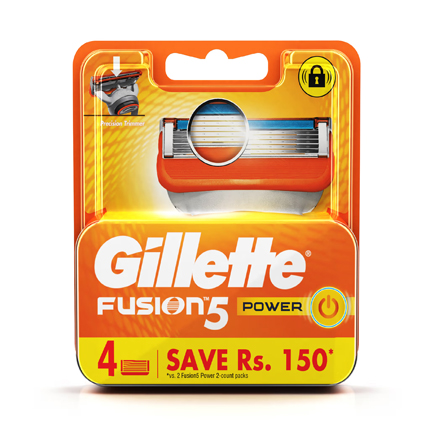 Gillette Shaving Blades Fusion 5 Power 4 Cartridges